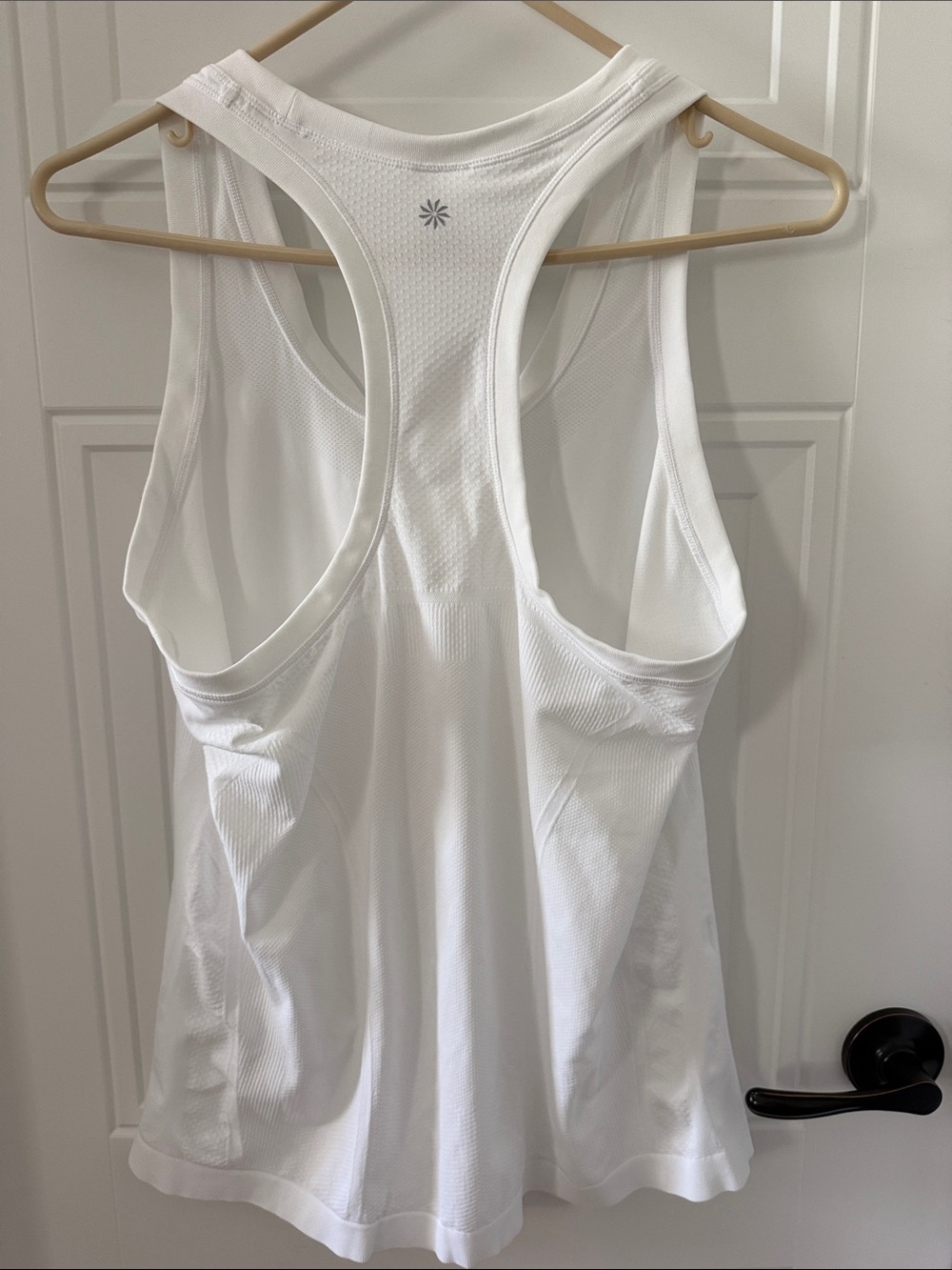 Athleta White Racerback Performance Tank - Picture 4 of 5